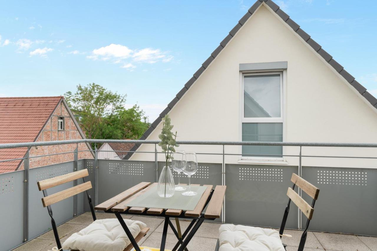 Design-Apartment - Kueche - Balkon - Tiefgarage ラインフェルデン＝エヒターディンゲン エクステリア 写真