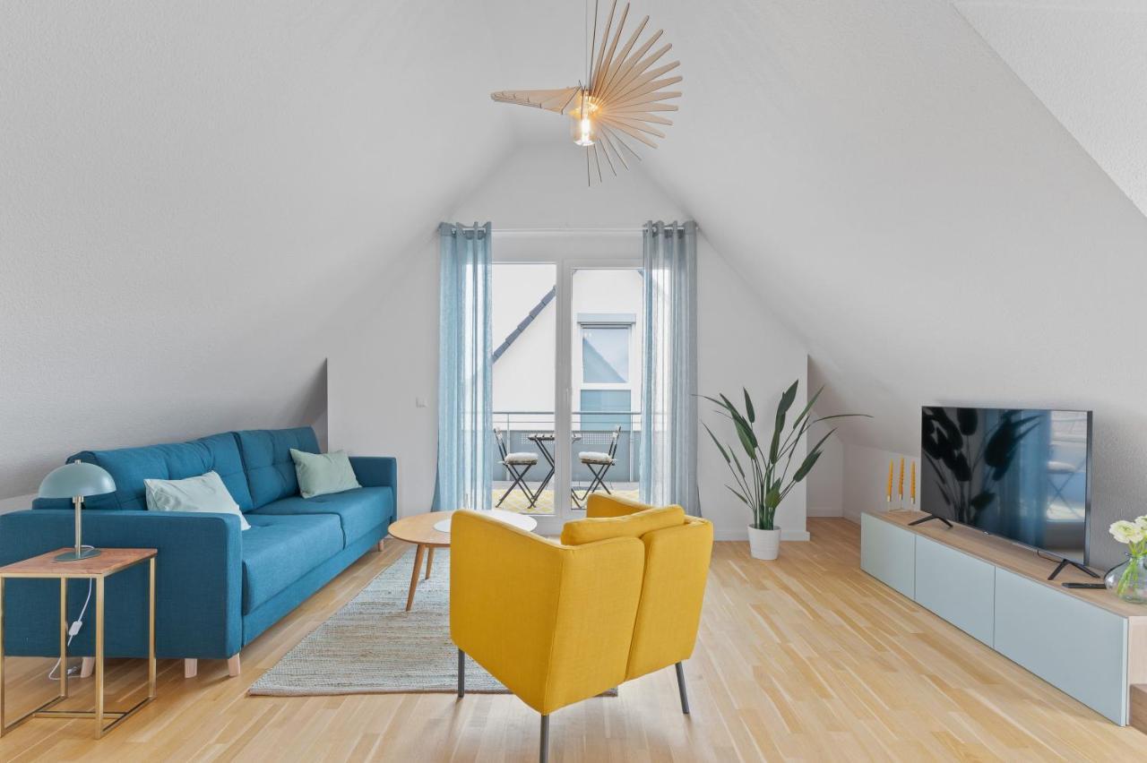 Design-Apartment - Kueche - Balkon - Tiefgarage ラインフェルデン＝エヒターディンゲン エクステリア 写真