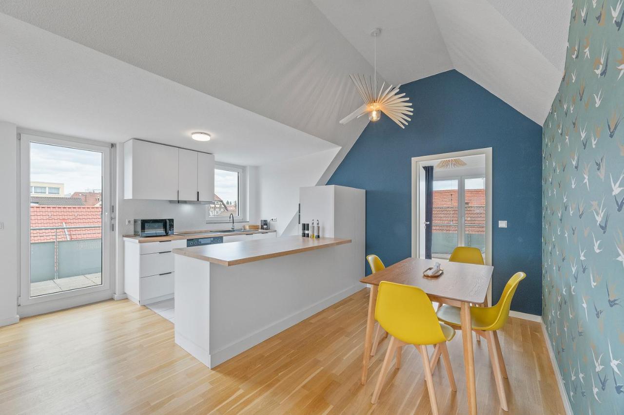 Design-Apartment - Kueche - Balkon - Tiefgarage ラインフェルデン＝エヒターディンゲン エクステリア 写真